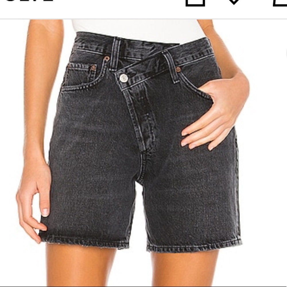 Agolde Criss Cross Shorts - Color ‘Photogram’ - Size 28 - worn twice